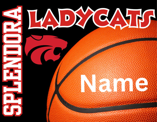 Ladycats Basketball Sign