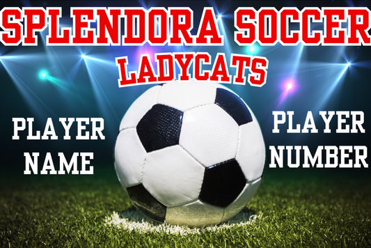 Soccer Sign for Girls